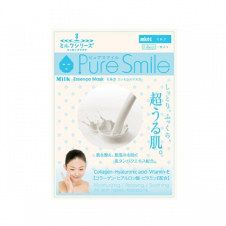 PURE SMILE ESSENCE MASK MILK - Mặt nạ dưỡng da chiết xuất từ Sữa tươi 23ml/miếng