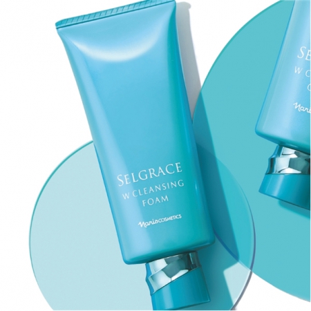 Sữa rửa mặt tẩy trang và trẻ hóa da NARIS SELGRACE W CLEANSING FOAM