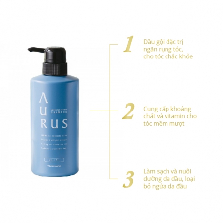 Dầu gội dành cho Nam giới NARIS AURUS SHAMPOO