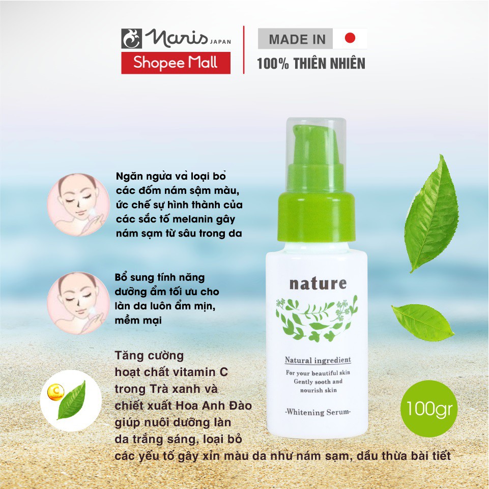 Serum Naris Nature Dưỡng Sáng Da 30ml Whitening Serum