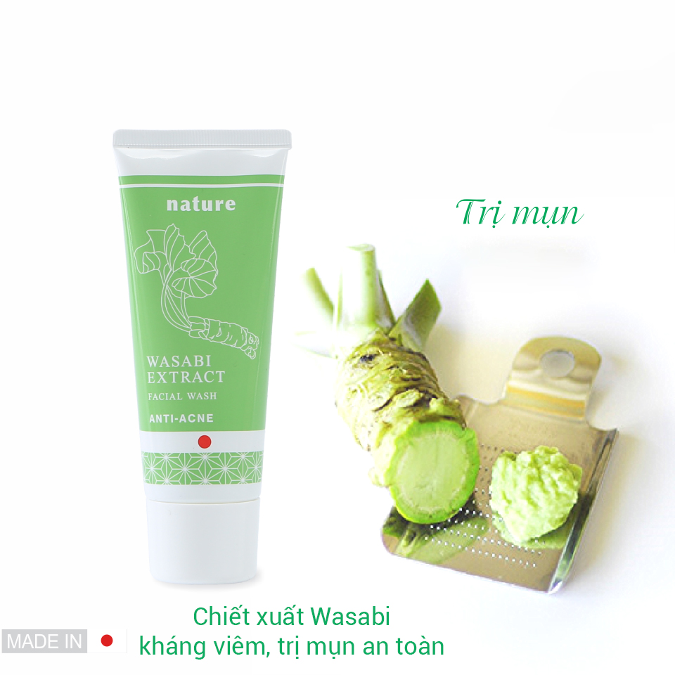 Chiết xuất wasabi giúp ngăn ngừa và giảm mụn