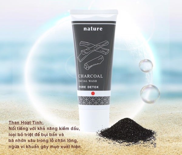 Nature Charcoal Facial Wash